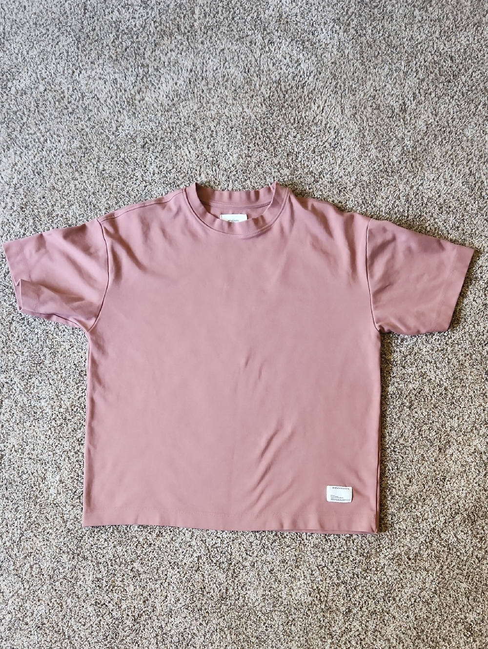Public Supply Men’s Over Size T Shirt Mauve Size Medium